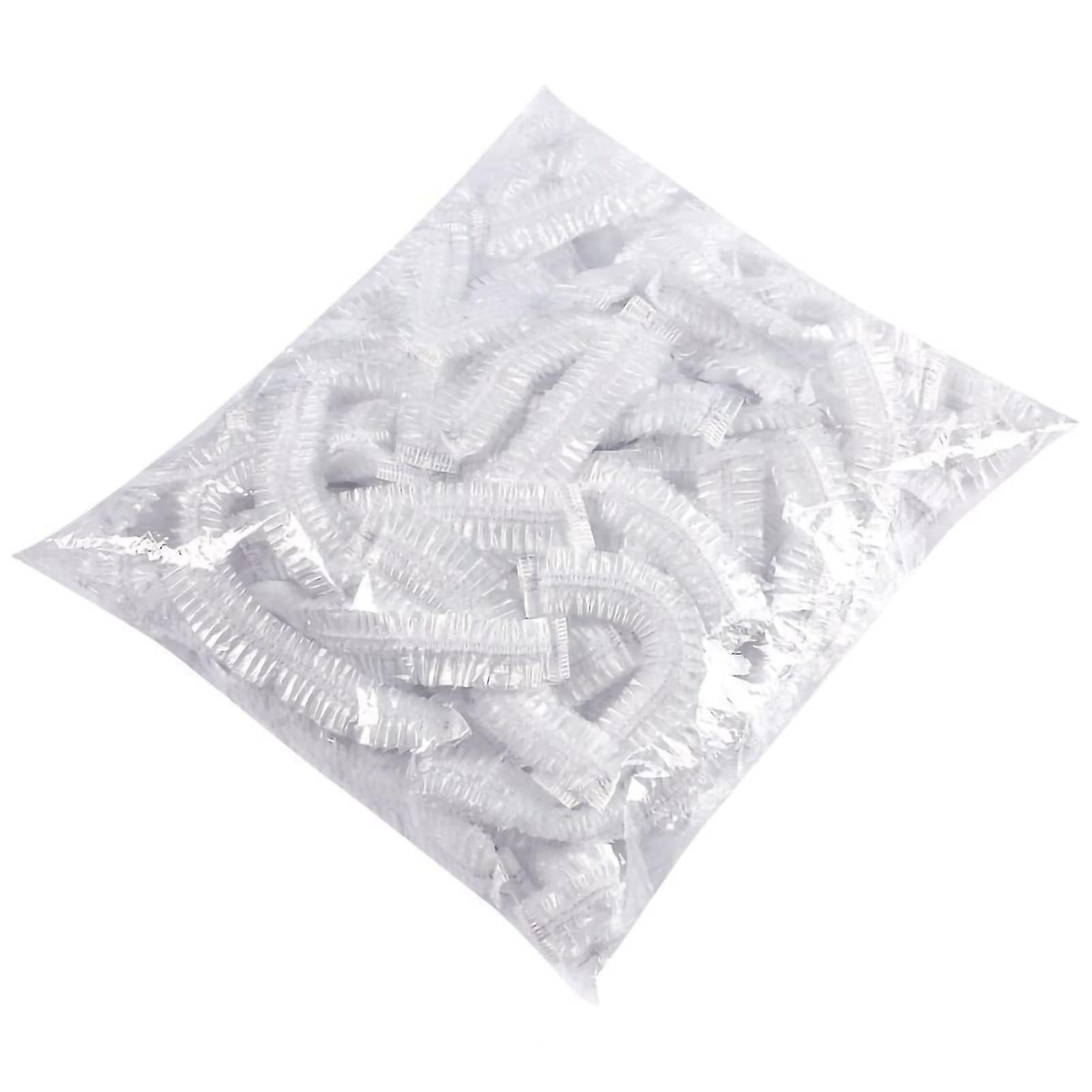 100PCS Disposable Food Storage Cover Elastic Food Wraps Harmless Transparent Wrap Food Cover for Household