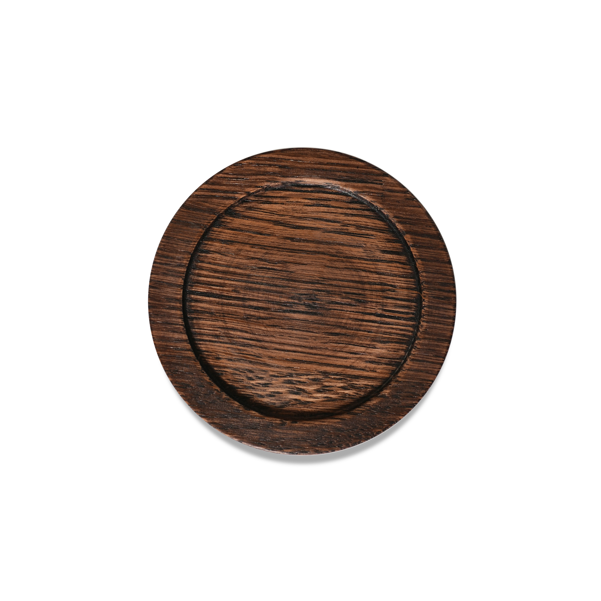 CONSDAN Cup Coasters， USA Grown Hardwood， Wooden Cup Coasters Set， Oak Color 6 Pcs a set