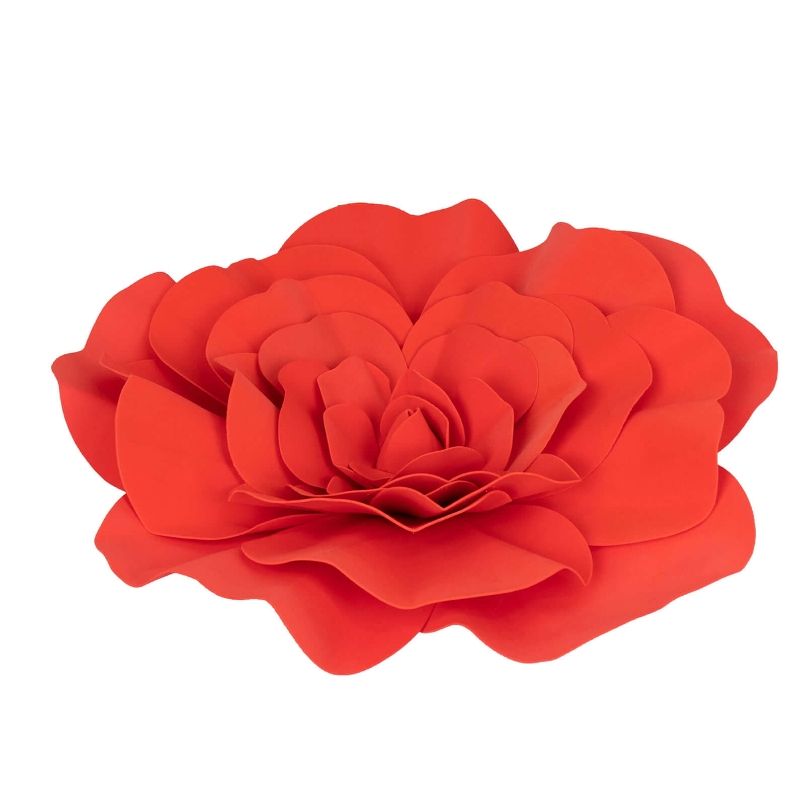 2 Pack Large Red Real Touch Artificial Foam DIY Craft Roses 24