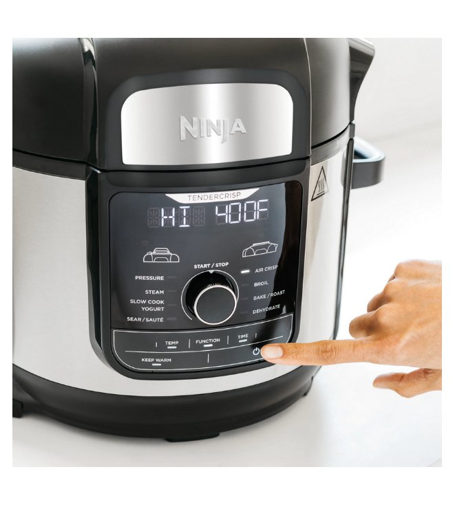 Ninja Foodi Deluxe Cooker ，SPACIOUS: XL 5-qt. Cook and Crisp Basket -  (SALE 40% until 12/15)