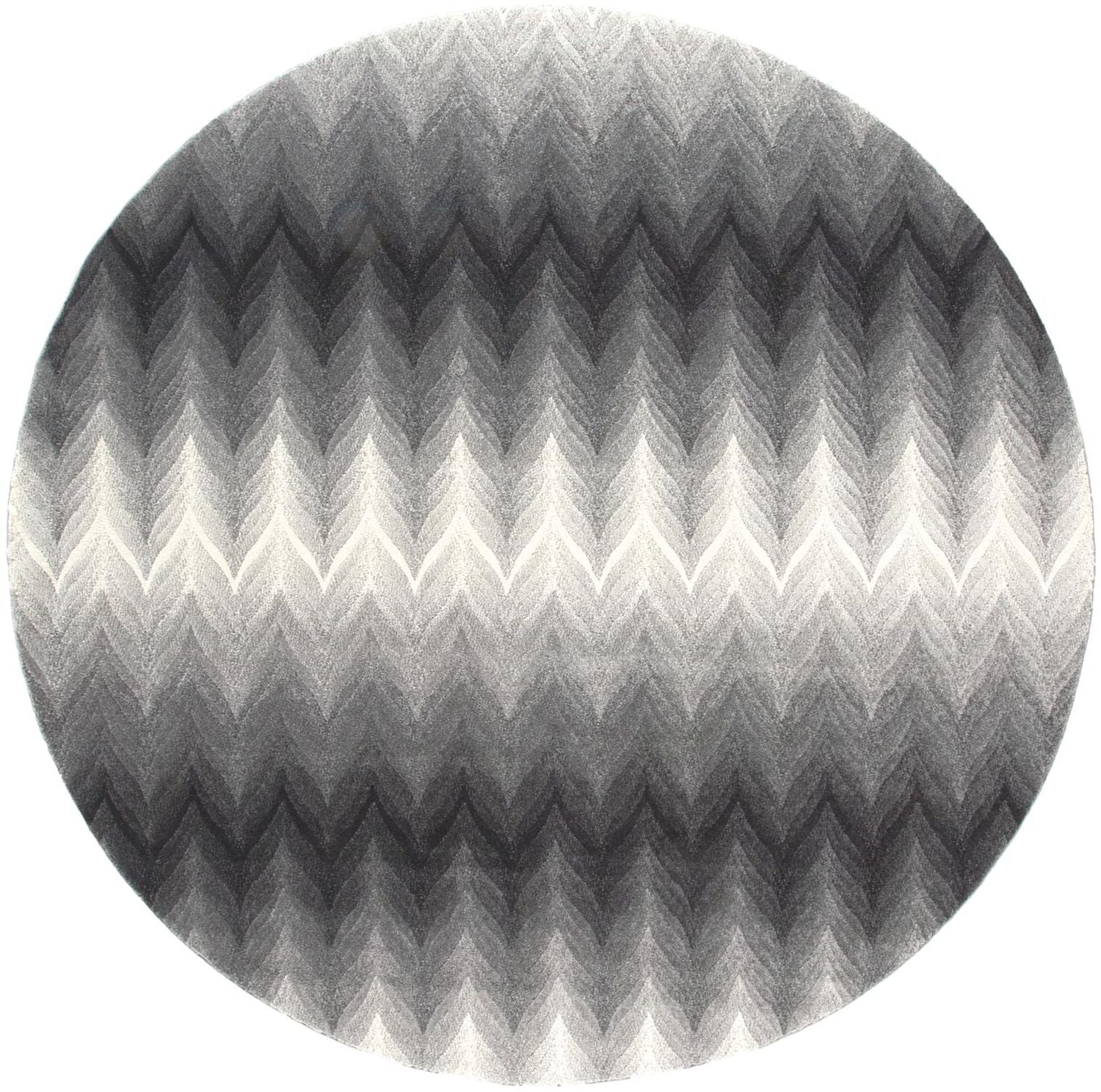 Milania Gray and White Rug by BD Fine