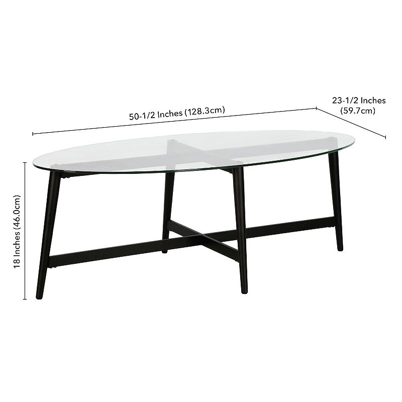 Finley and Sloane Olson Oval Coffee Table