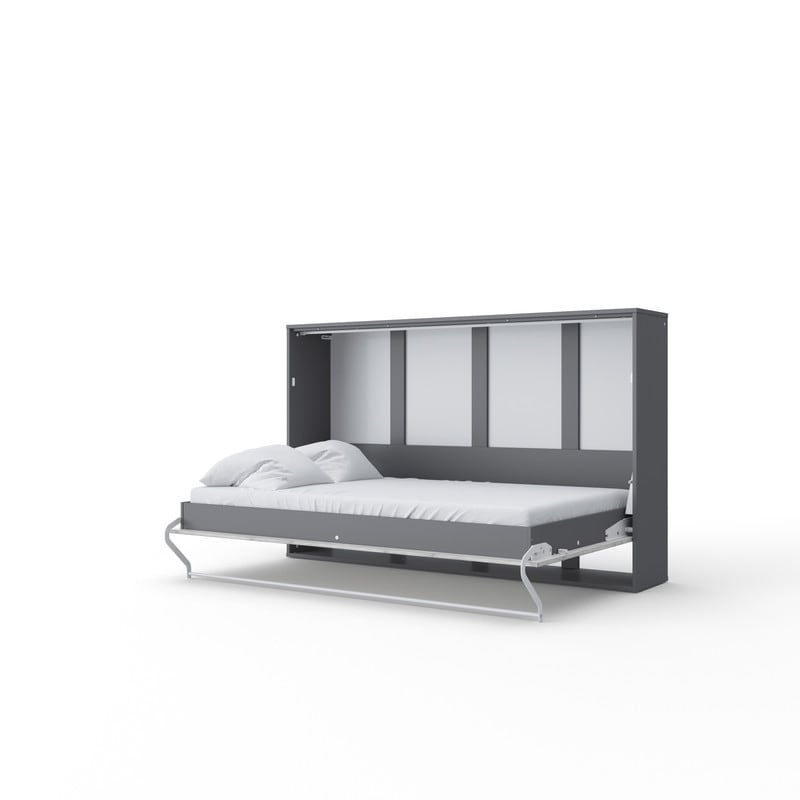 INVENTO Horizontal Wall Bed with mattress 47.2 x 78.7 inch