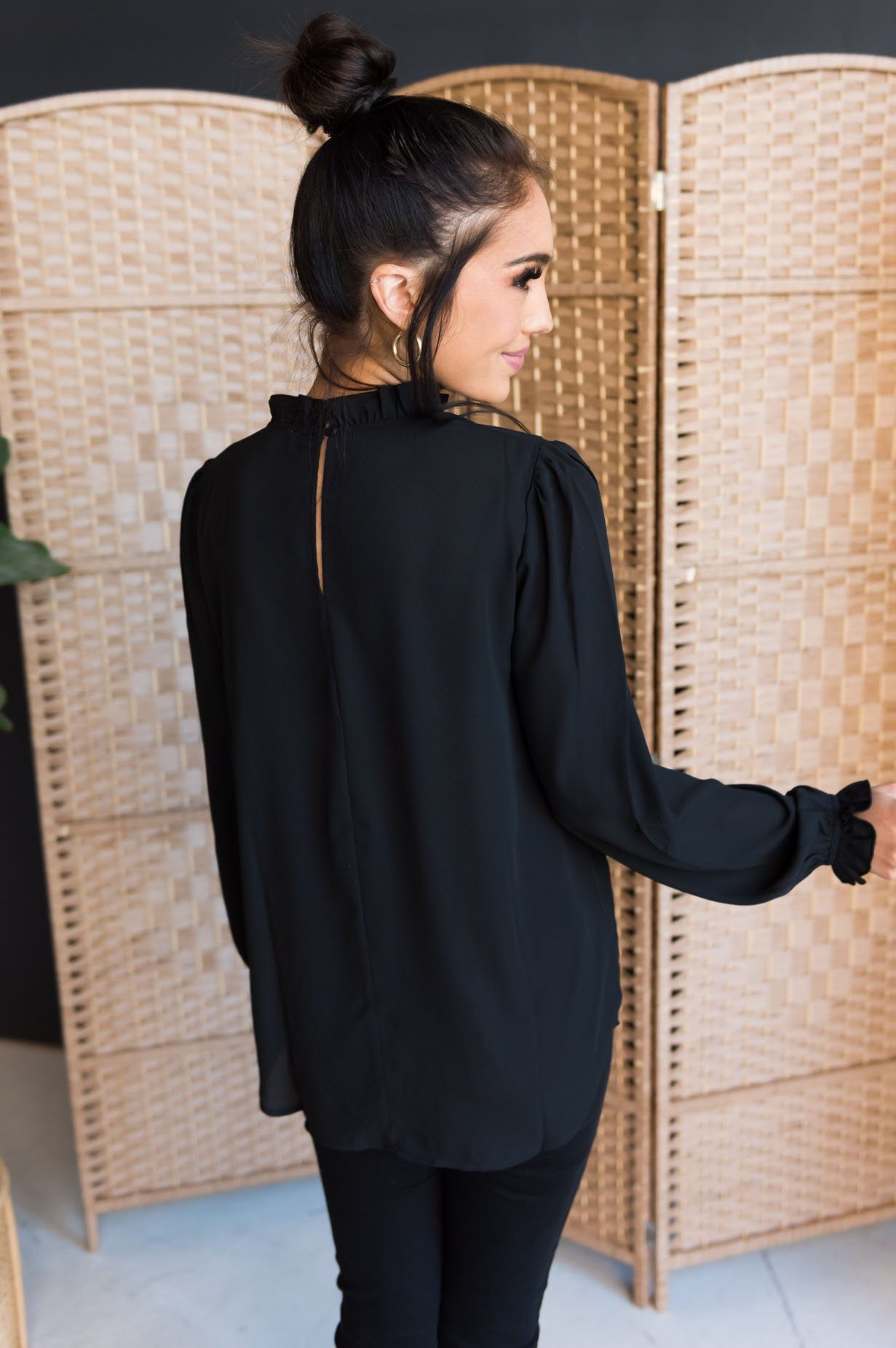 Down To Business Modest Blouse