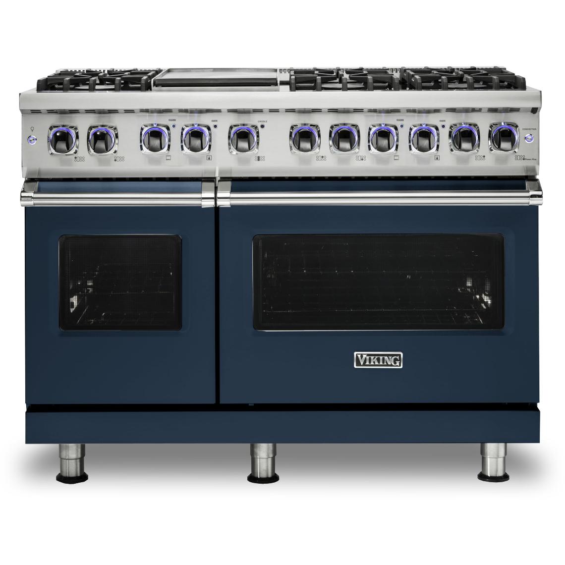 Viking 48-inch Freestanding Gas Range with Elevation Burners VGR7482-6GSBLP