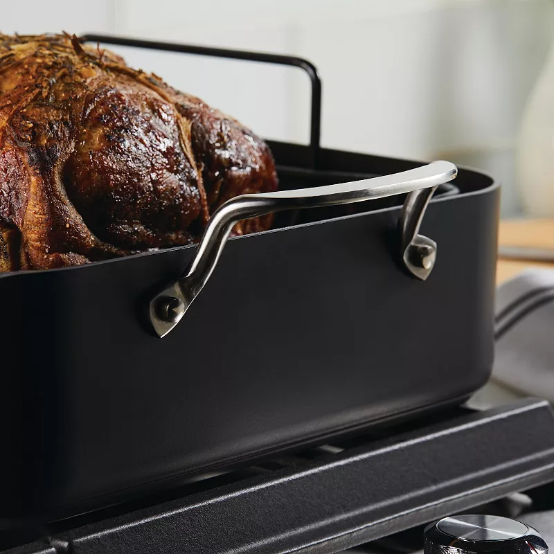 KitchenAid Hard-Anodized Roaster with Removable Nonstick Rack