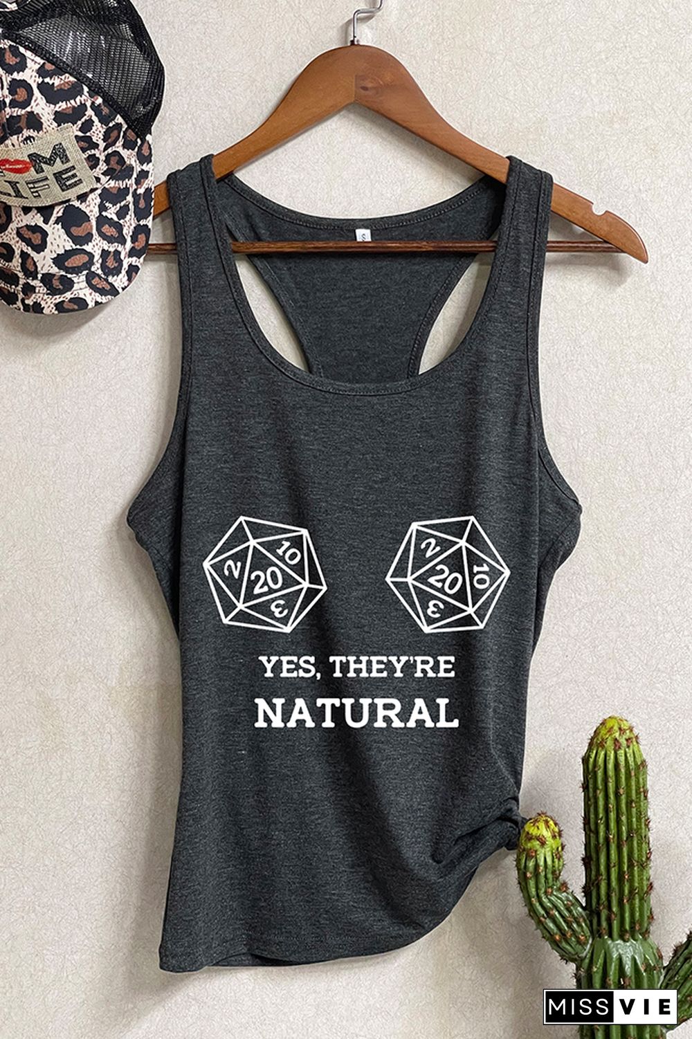 Yes, They're Natural Sleeveless Tank Top Wholesale