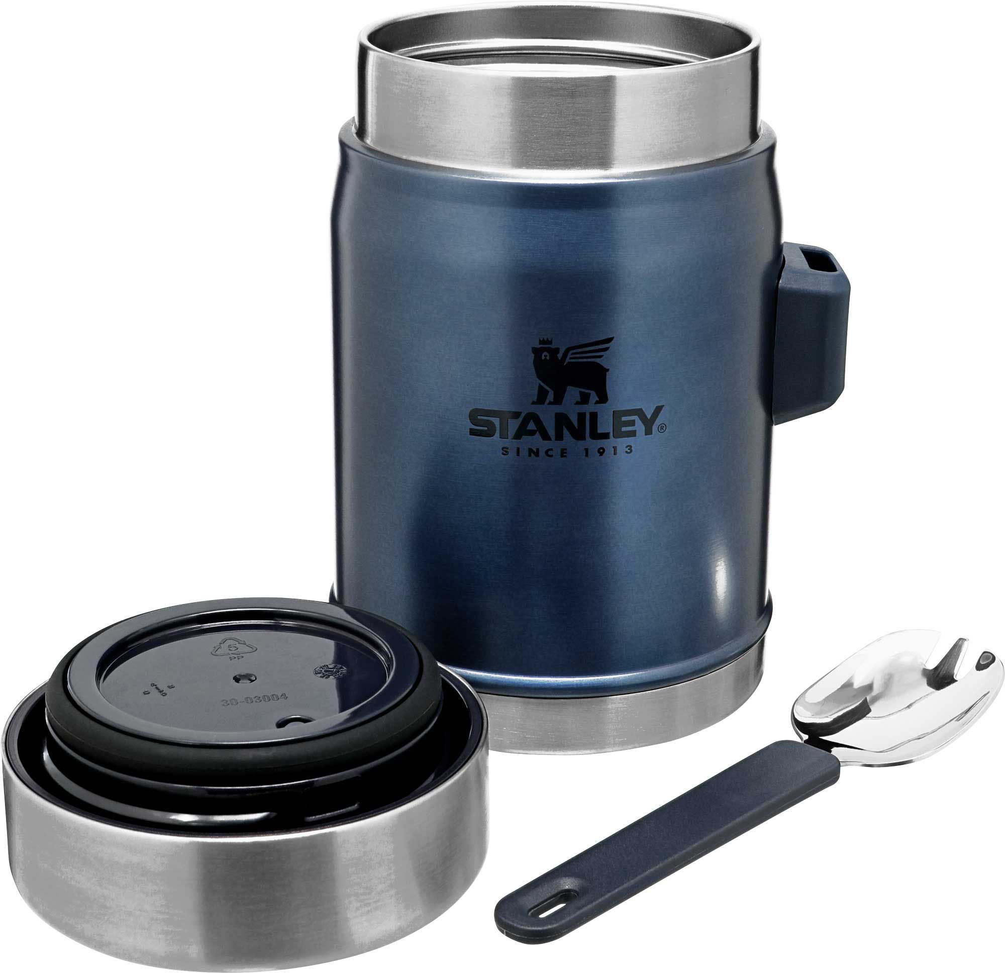 Stanley Classic Legendary 14 oz. Food Jar with Spork， Nightfall