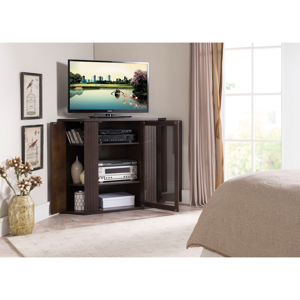 Wood Corner TV/Entertainment Center   47 inches in width