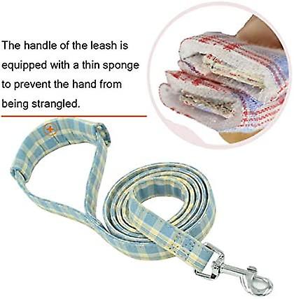 Yoitea Dog Harness And Leash Set Reflective Puppy Dog Leash Chest Harness Vest Comfort Fit Adjustable For Small Medium Dogs Training Walking