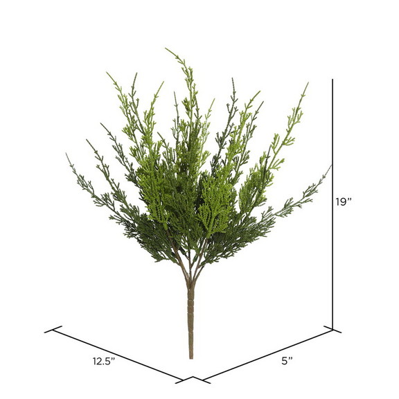 Vickerman FK171303 2 19 Monterey Cypress Bush 2/p...