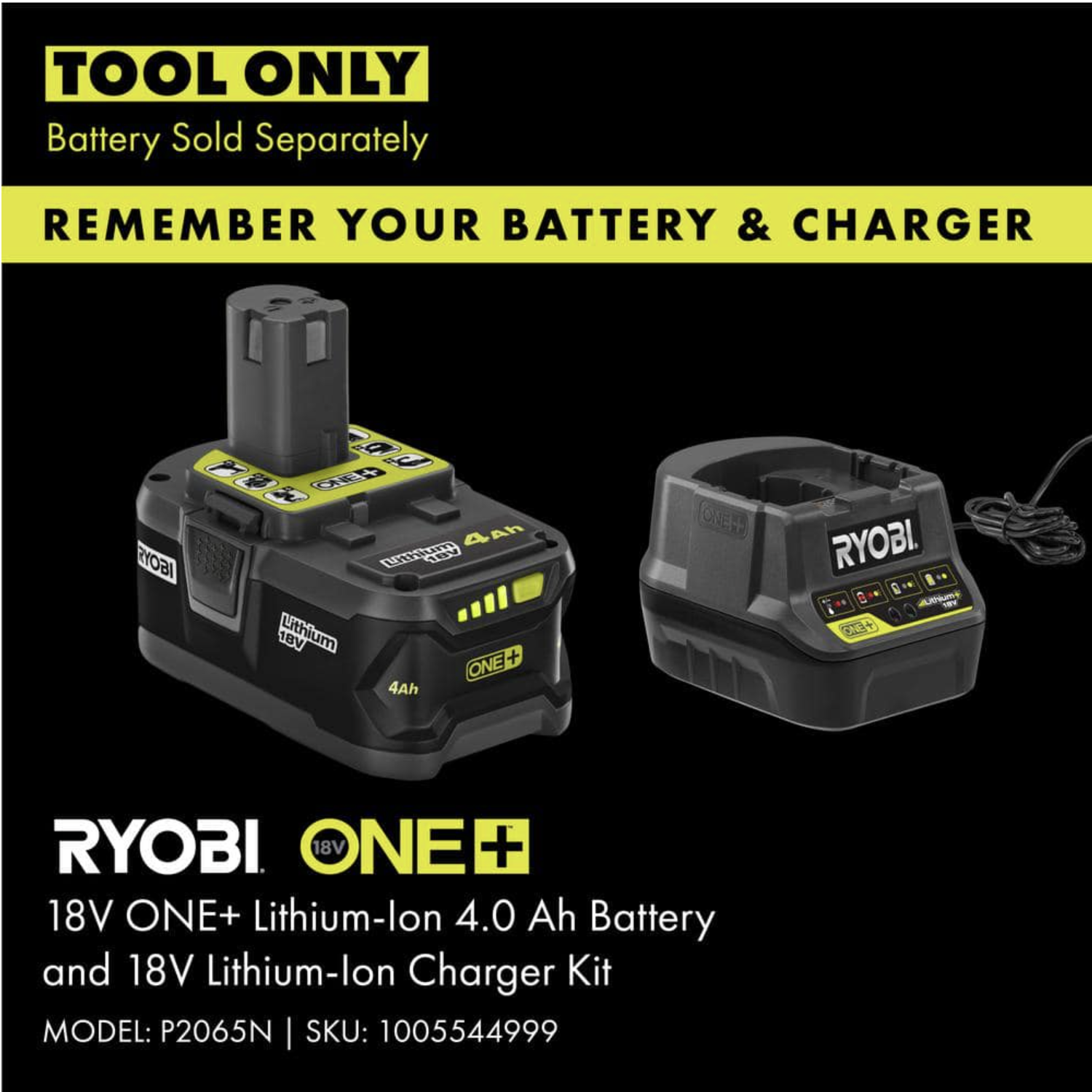 Ryobi One+ 18V 10 in. Cordless Battery Chainsaw (Tool Only)