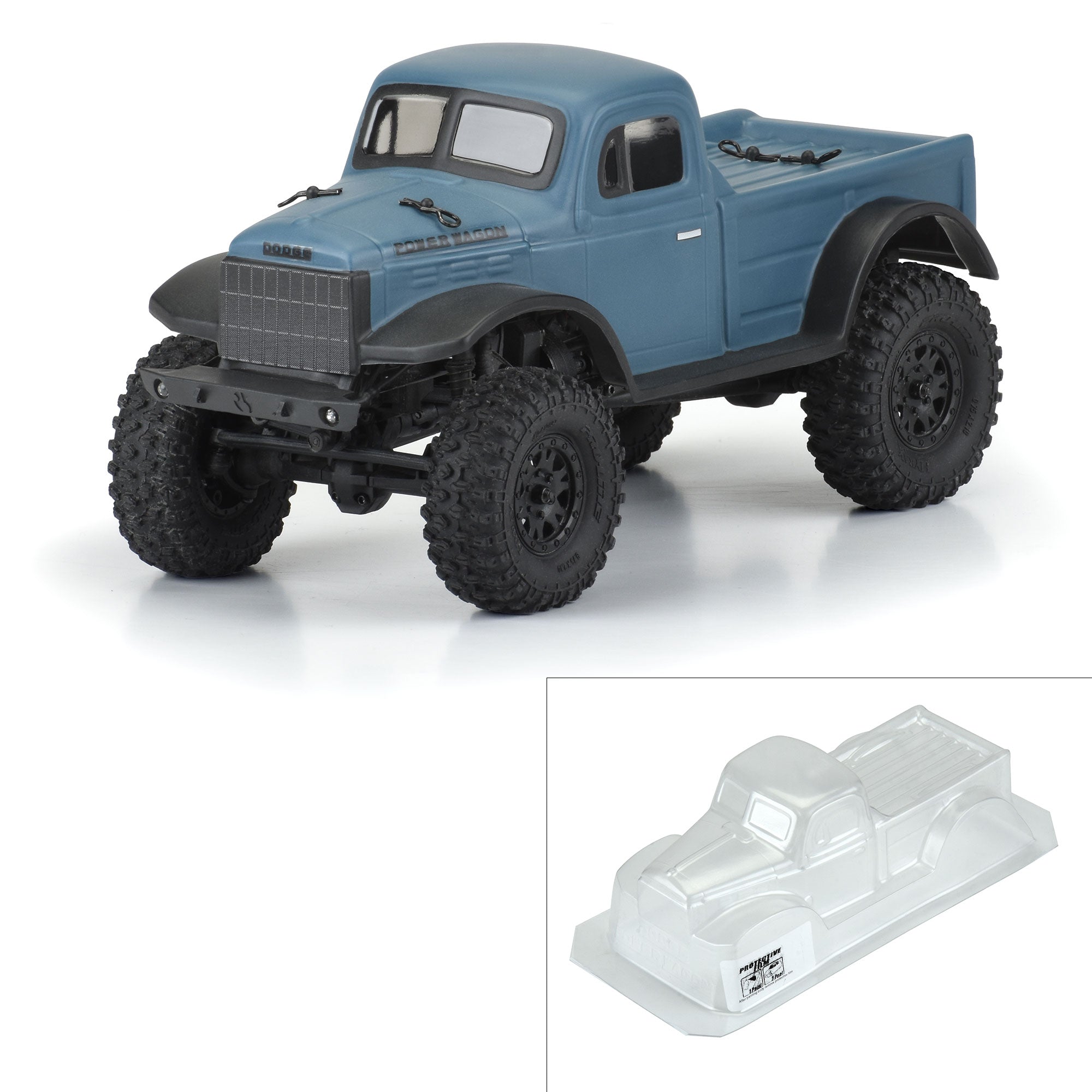 Pro-Line Racing 1/24 1946 Dodge Power Wagon Clear Body SCX24 JLU PRO356500 Car/Truck  Bodies wings & Decals