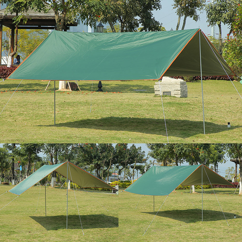 Awning Tarp Tent Sunshade Garden Camping Hammock Canopy Shelter (3X3 meter)