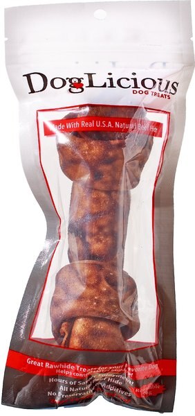 Canine's Choice DogLicious Beef Flavor Bone Rawhide Dog Treats