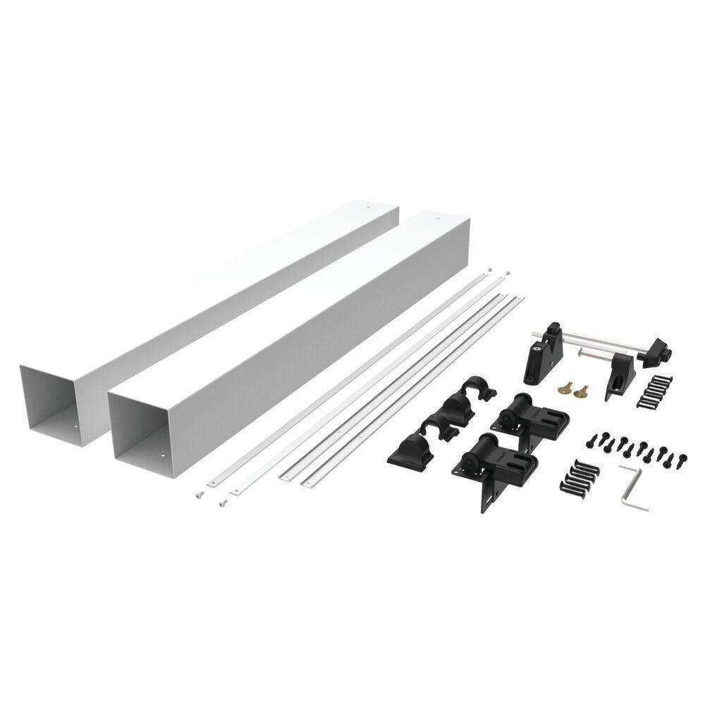 RDI Transform 36 in. Gate Kit in Satin White 73019237