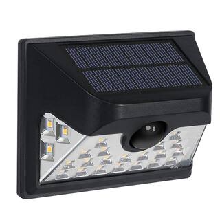 Westinghouse 5-Watt Equivalent Integrated LED Black Linkable Solar Motion Activated Light Wall-Pack Light (4-Pack) 600 Lumens SR53AA34H-08