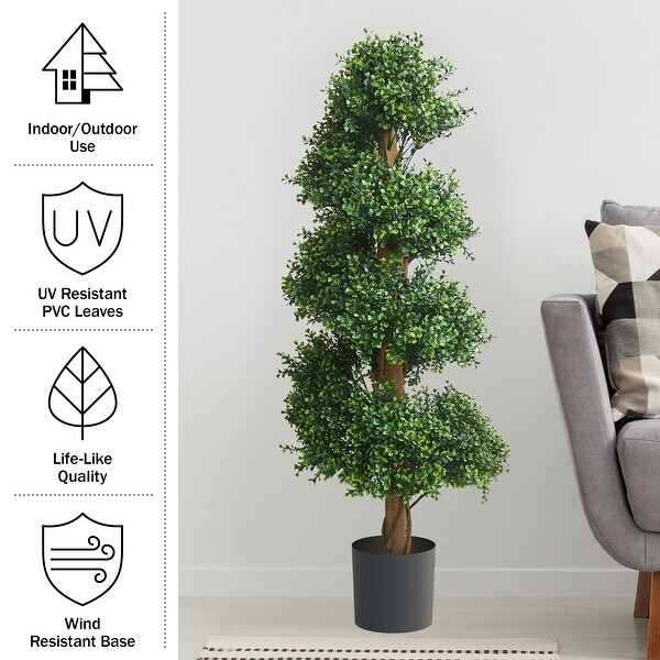 48Inch Artificial Spiral Tree