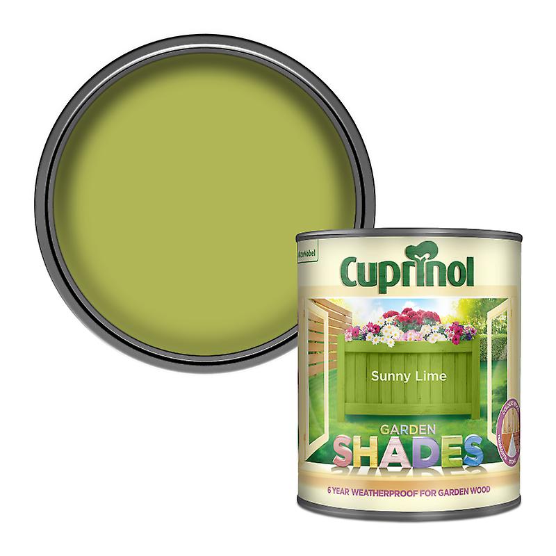 Cuprinol 1L Garden Shades Paint Sunny Lime