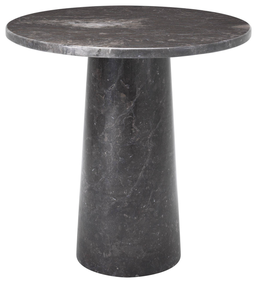 Marble Pedestal Side Table  Eichholtz Terry   Transitional   Side Tables And End Tables   by Oroa   Distinctive Furniture  Houzz