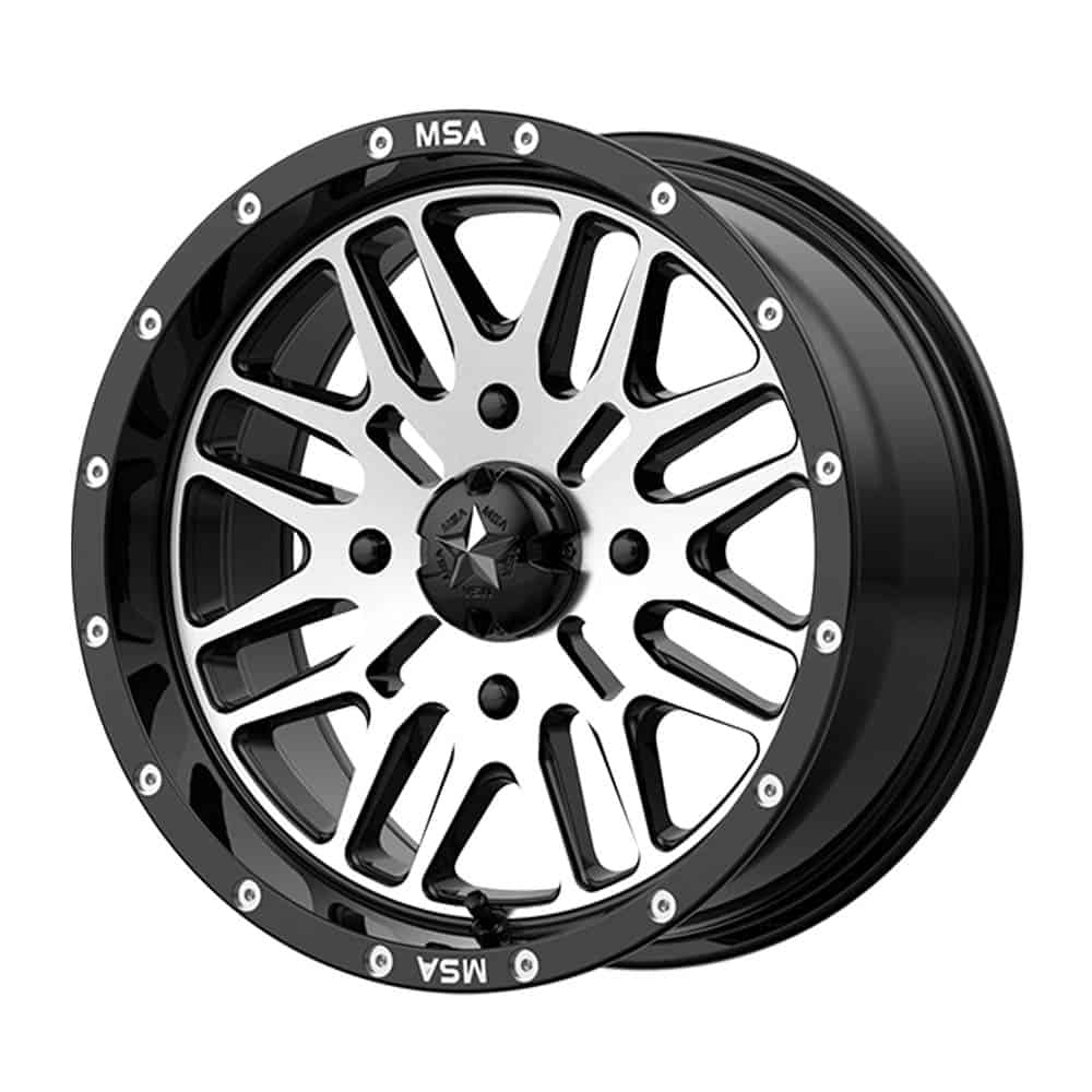 MSA Offroad Wheels M38 BRUTE MA38 24X7 4X137 G-BLK MACH 10MM