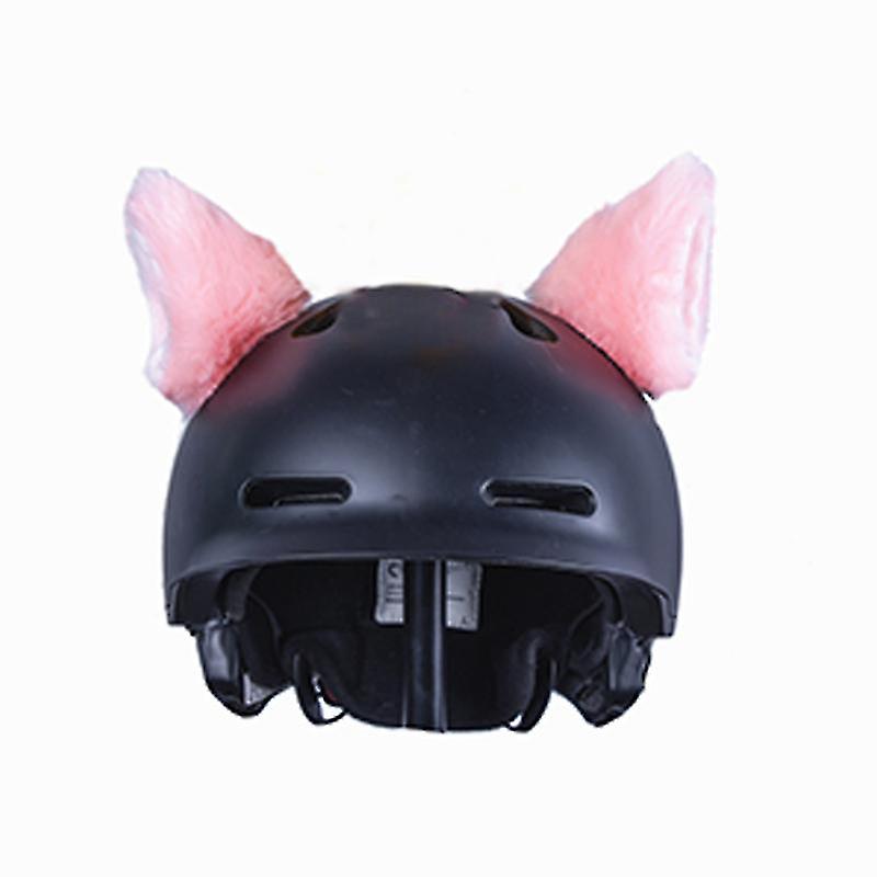 Motorcycle Helmet Cute Plush Cat Ears Decoration Individual Creativity Motorcycle Cosplay Styling Helmet Decoration Accessories