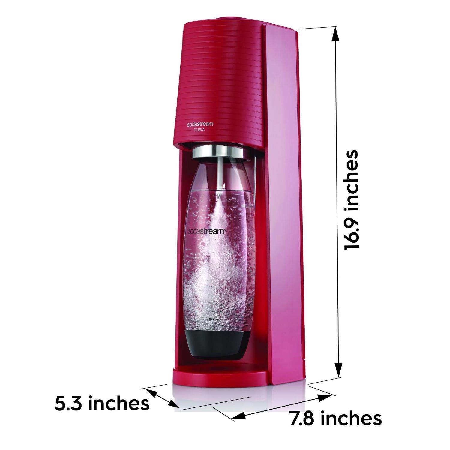 SodaStream Terra Red 1 L Soda Maker 1 pk