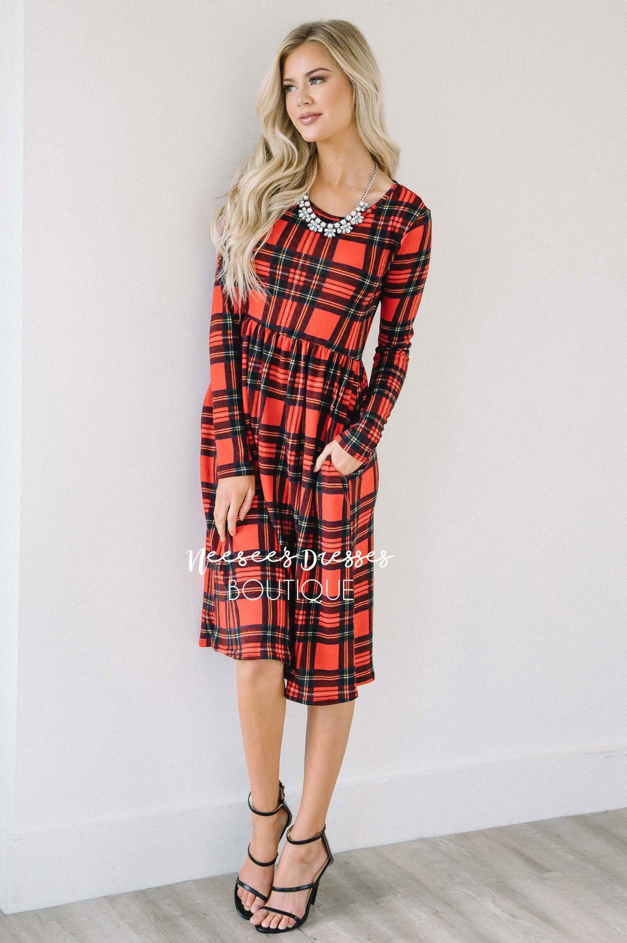 The Nellie Plaid Dress