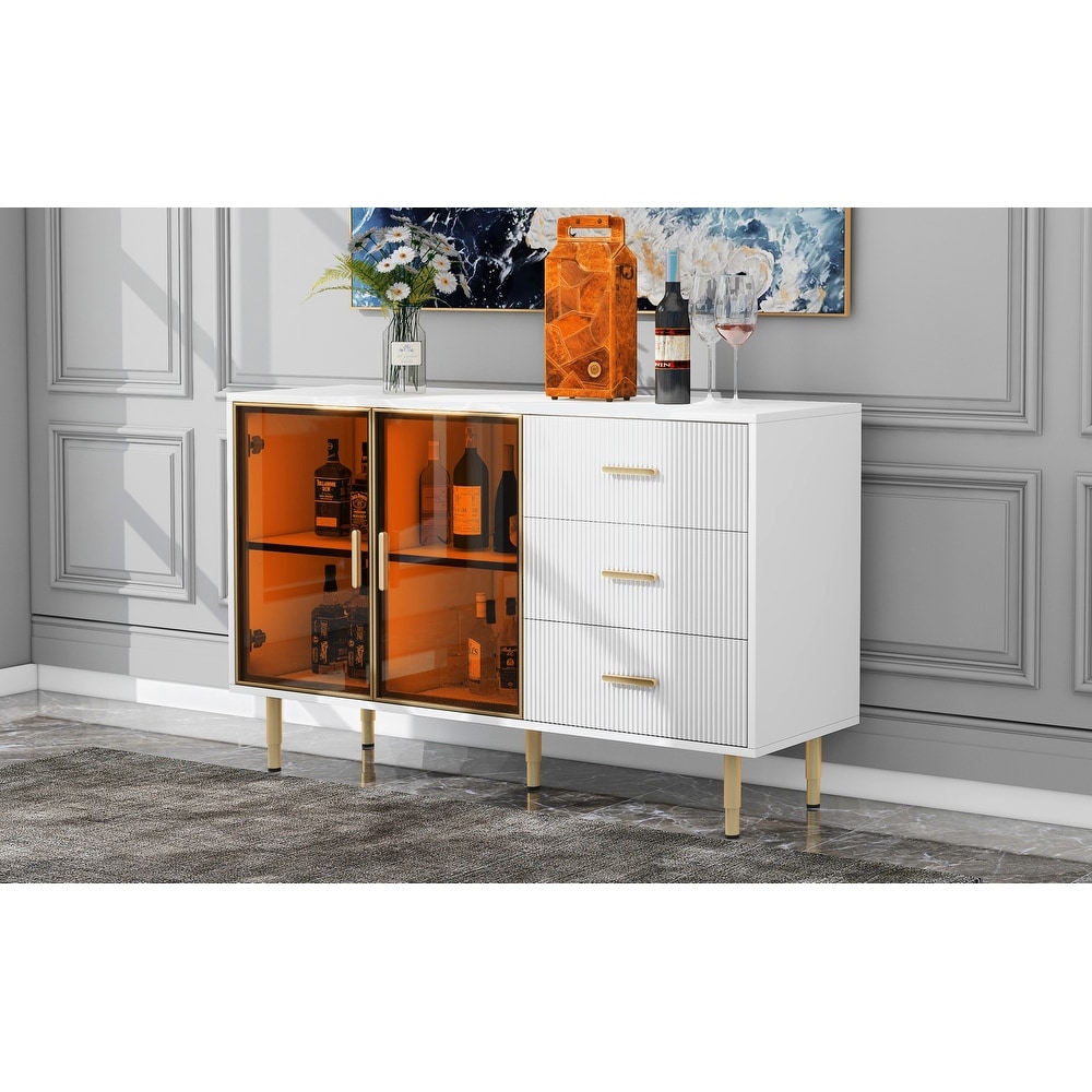 Sideboard MDF Buffet Cabinet