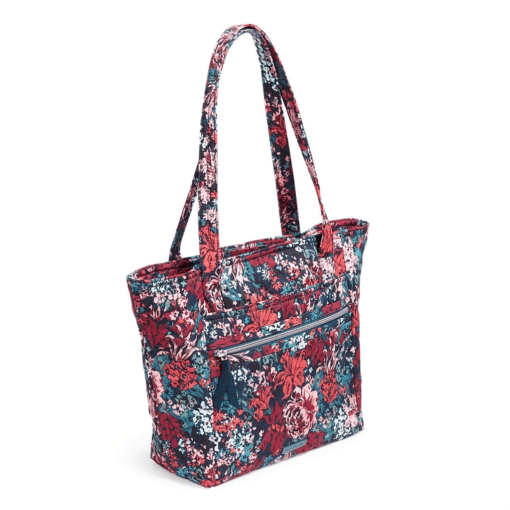 Vera Bradley  Small Vera Tote Bag in Cabbage Rose Cabernet