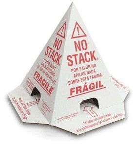 BASCO No Stack Pallet Cones White