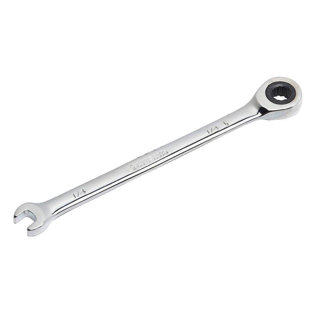 Husky 14 in. 12-Point SAE Ratcheting Combination Wrench HRW14