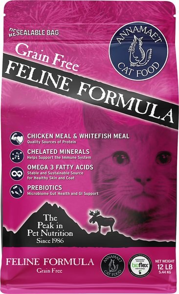 Annamaet Grain-Free Chicken and Fish Formula Dry Cat Food