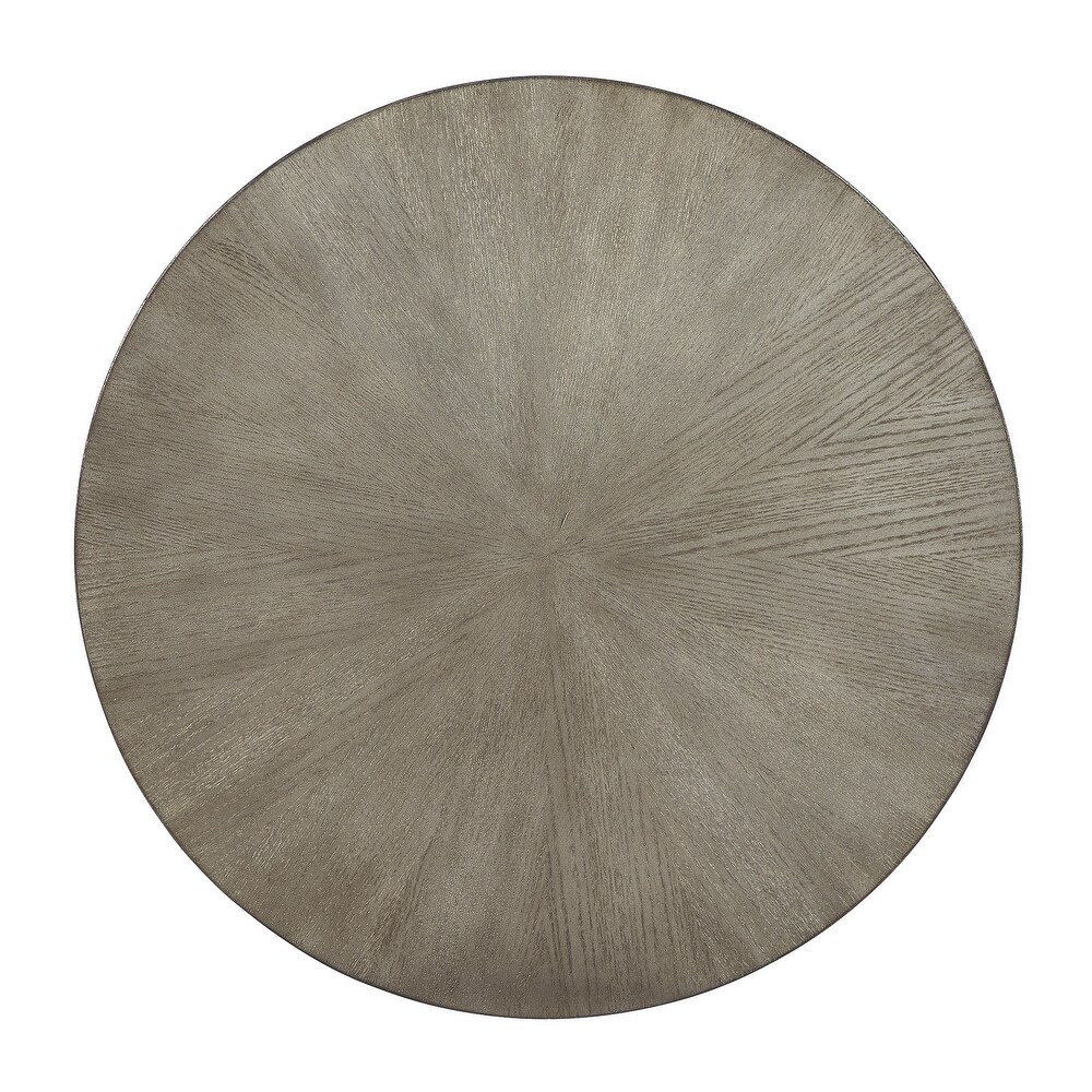 Signature Design by Ashley Ranoka Metallic Round Accent Table