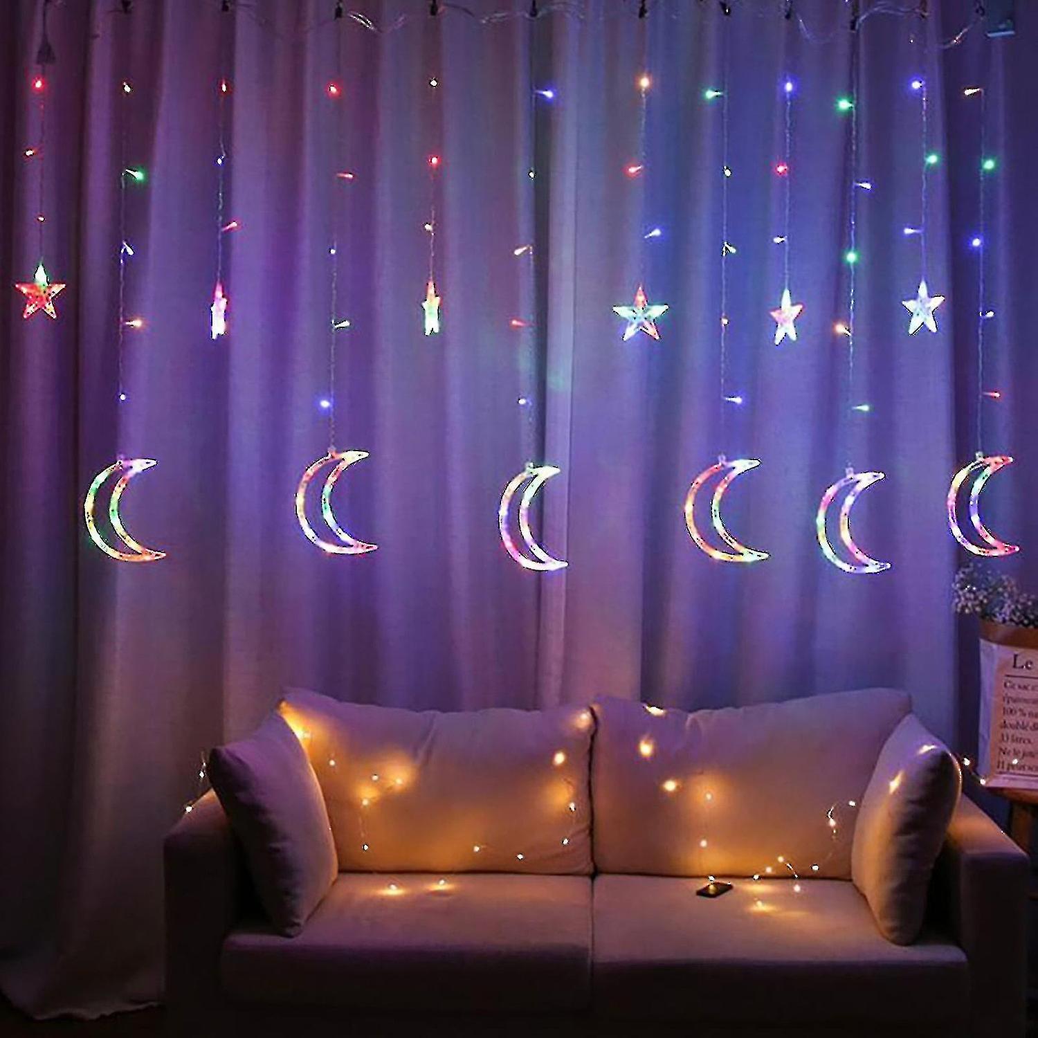 Ramadan Star Led Bulb String Light Decoration Curtain Light Wedding Neon