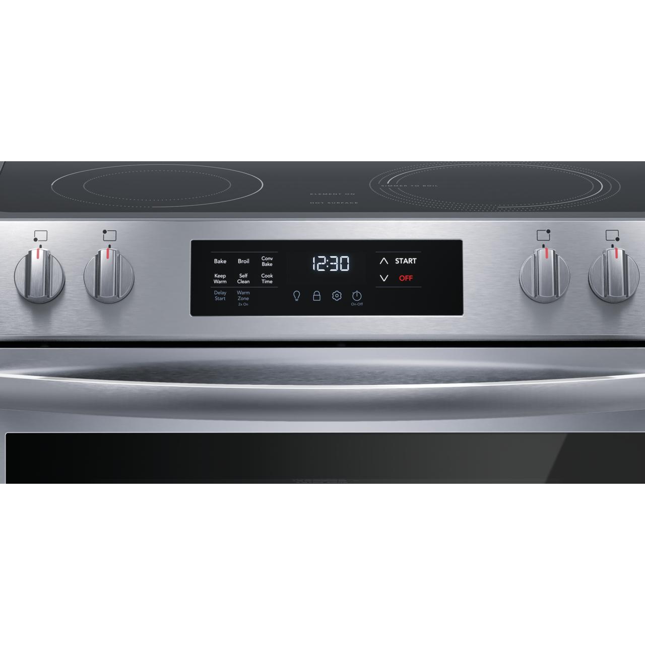 Frigidaire 30-inch Freestanding Electric Range with EvenTemp? FCFE308CAS