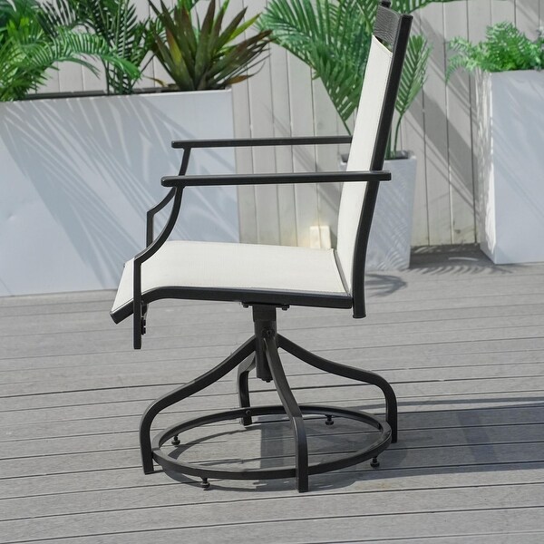 Outdoor 7Piece Iron Rattan Dining Set (You can choose one set or a single piece)