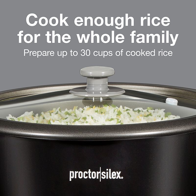 Proctor Silex 30-Cup Rice Cooker and Food Steamer