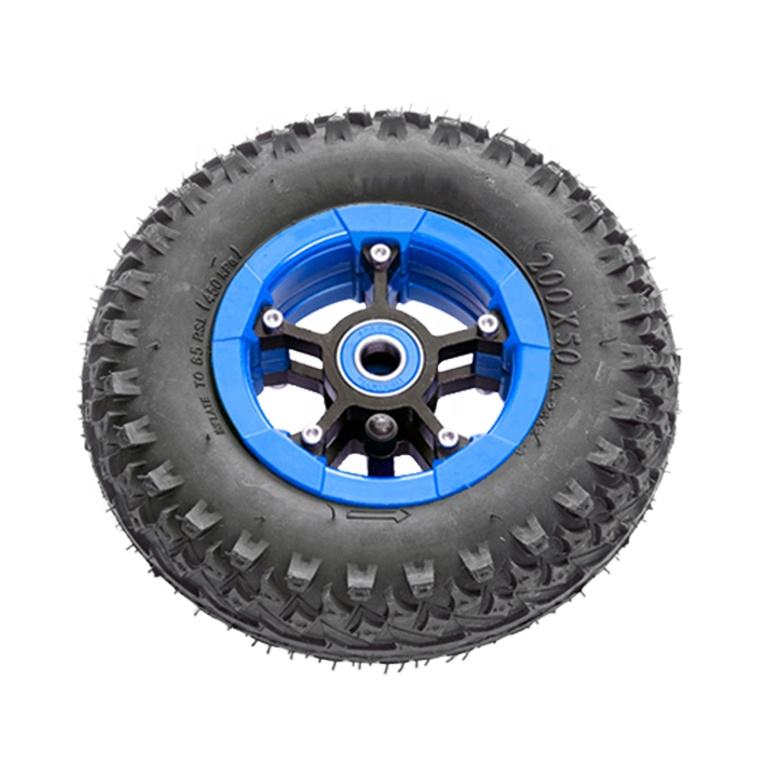 New Design 8 inch Electric Skateboarding Parts oy Hub Mountain Road Pneumatic Rubber Tire Scooter Wheel 200x50mm