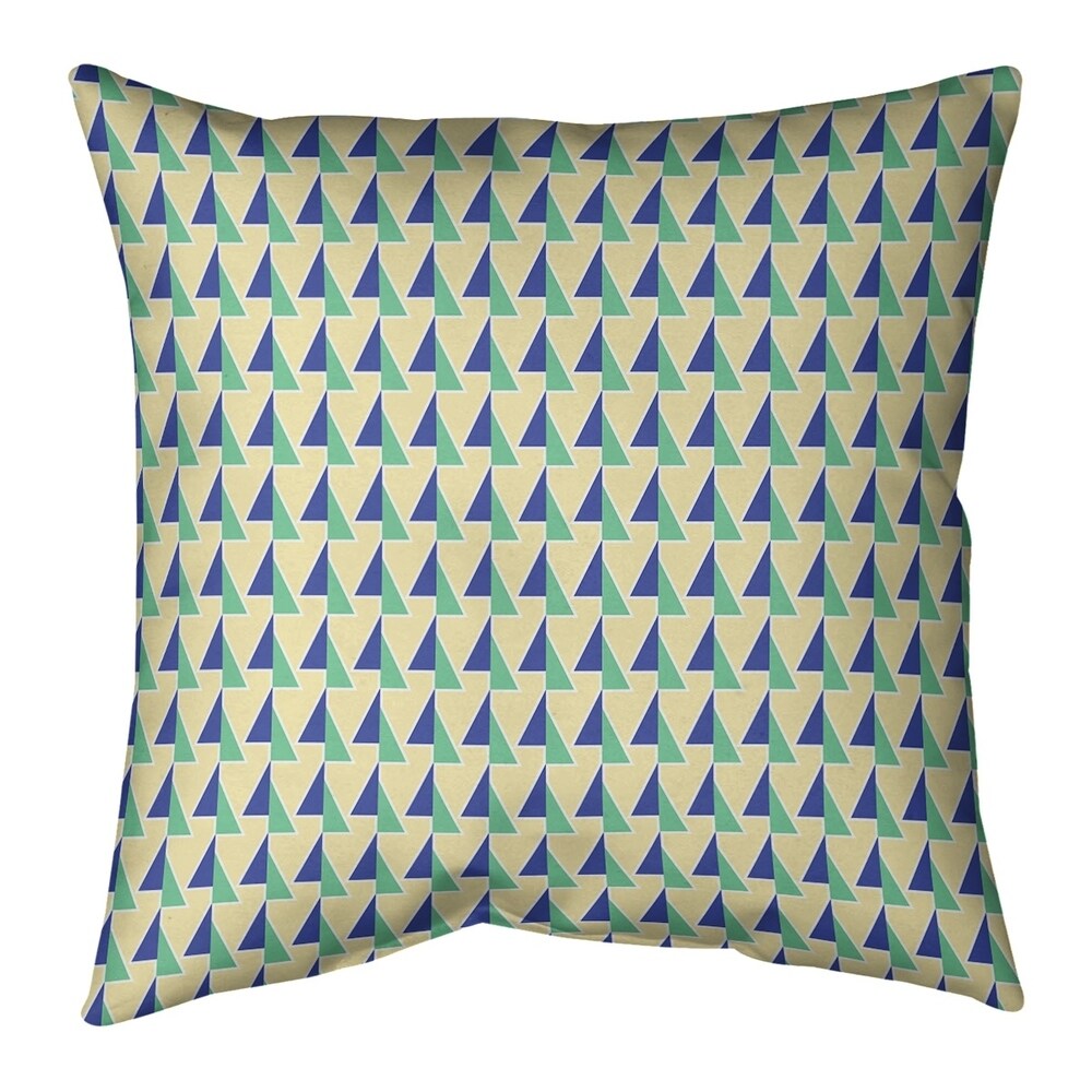 Shifted Arrows Pattern Indoor/Outdoor Pillow