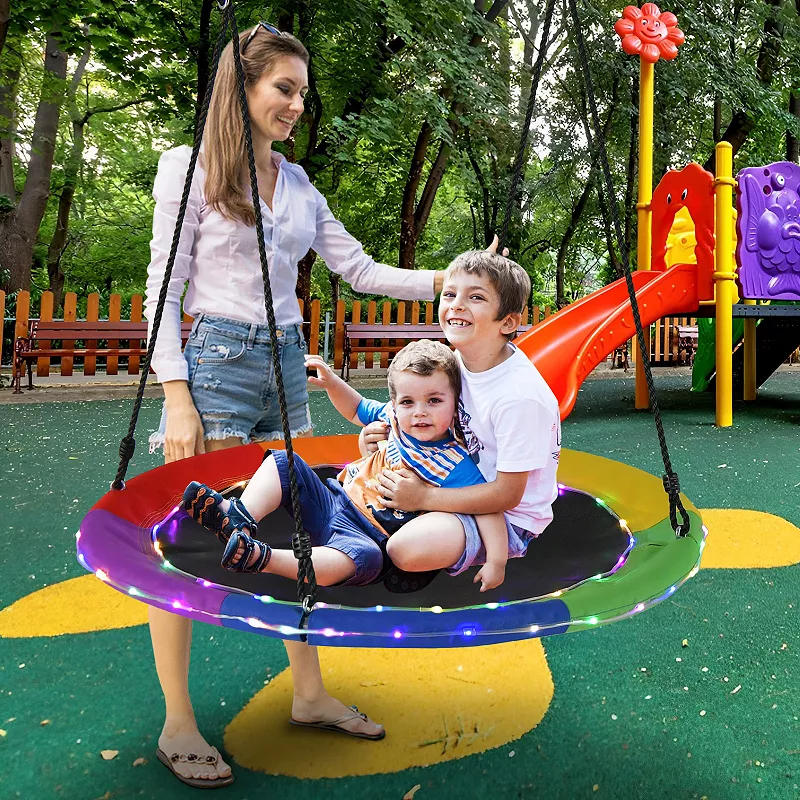 Saucer Tree Swing For Kids And Adults