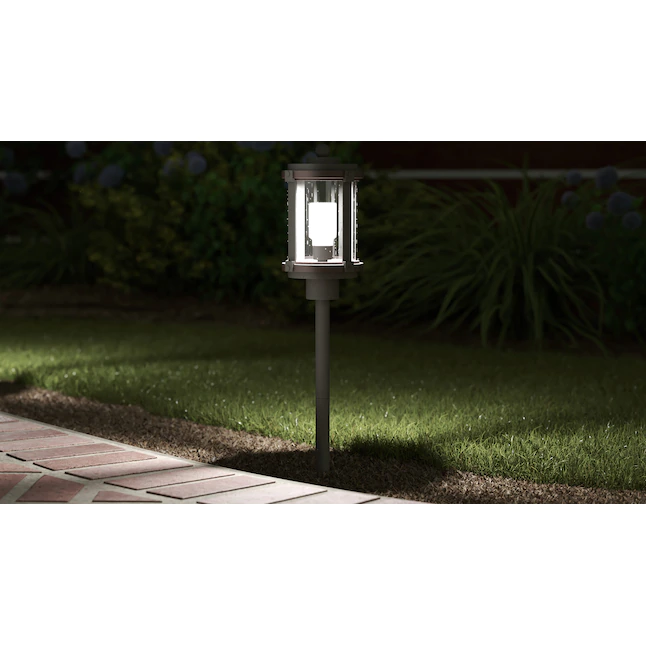 Kichler 180-Lumen 2-Watt Olde Bronze Low Voltage Hardwired LED Outdoor Path Light (3000 K)