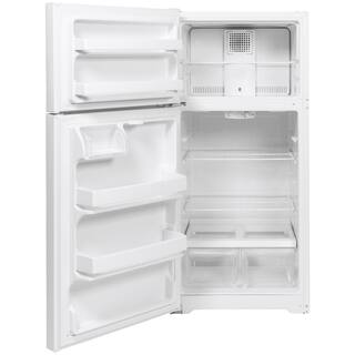 GE 15.6 cu. ft. Top Freezer Refrigerator in White ENERGY STAR GTE16DTNLWW