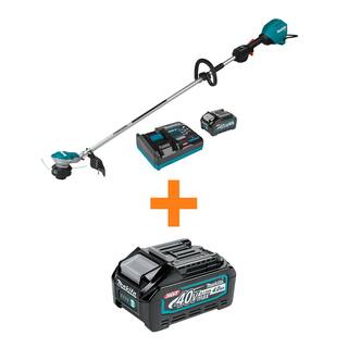 Makita 40V max XGT Brushless Cordless 15 in. String Trimmer Kit (4.0 Ah) with bonus 40V Max XGT 4.0Ah Battery GRU01M1-BL4040