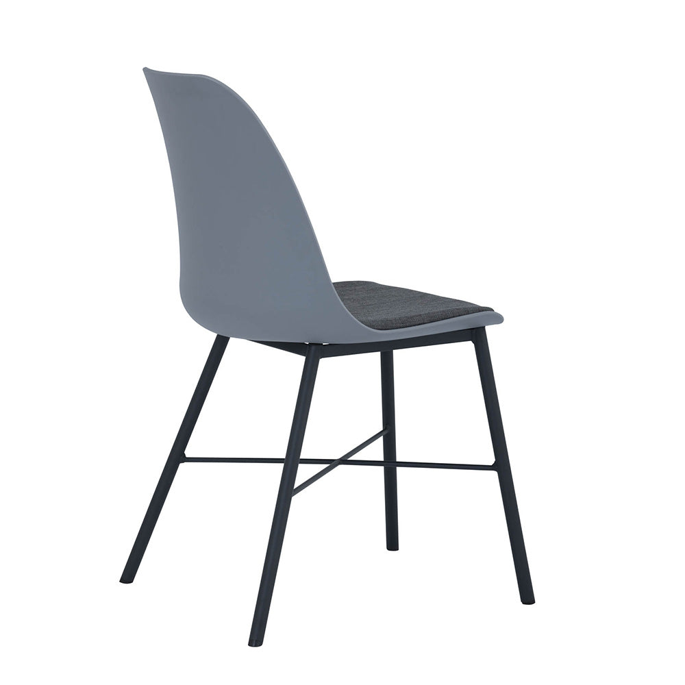 LAXMI Dining Chair - Grey & Black