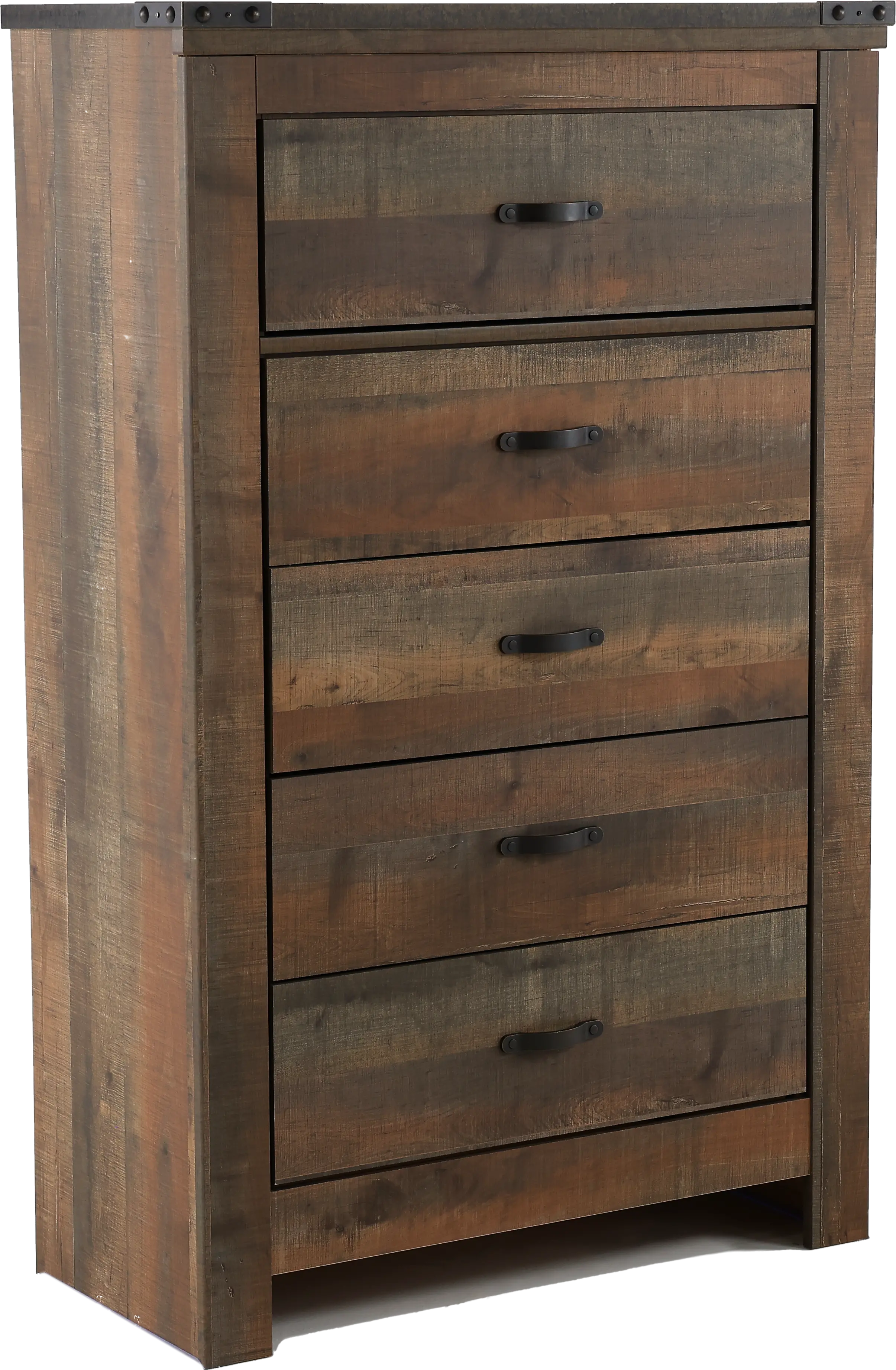 Trinell Rustic Oak Chest of Drawers