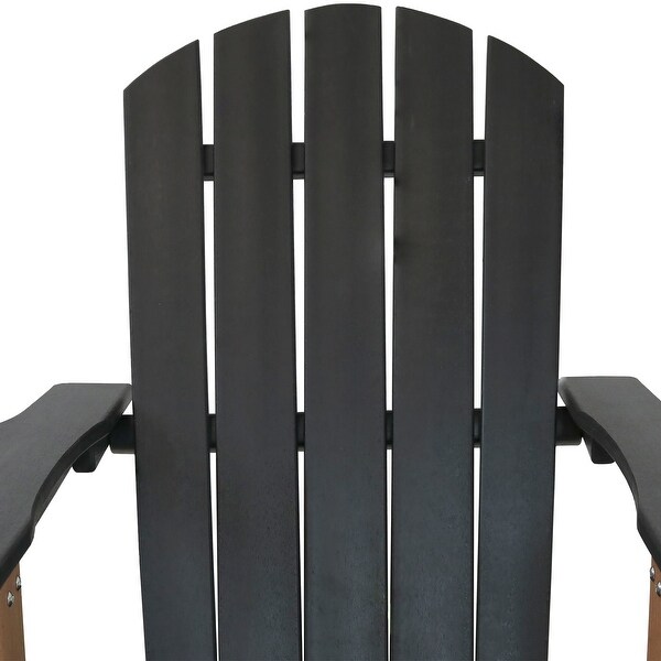 Sunnydaze AllWeather Outdoor Adirondack Chair with Drink Holder