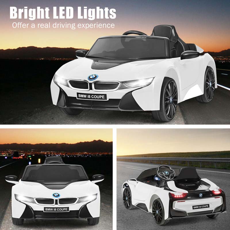 12V Licensed BMW I8 Coupe Kids Ride On Car Battery Powered Electric Vehicle with 2.4G Remote Control