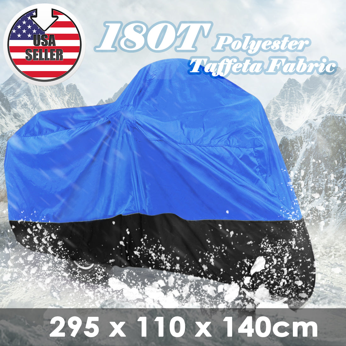 XXXL 180T Motorcycle Cover Waterproof For Yamaha V-Star XVS 650 1100 Custom Silverado