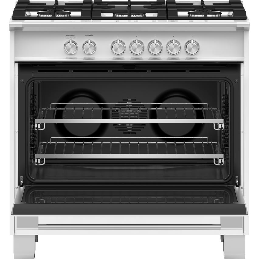 Fisher & Paykel 36-inch Freestanding Gas Range with AeroTech? Technology OR36SCG4W1